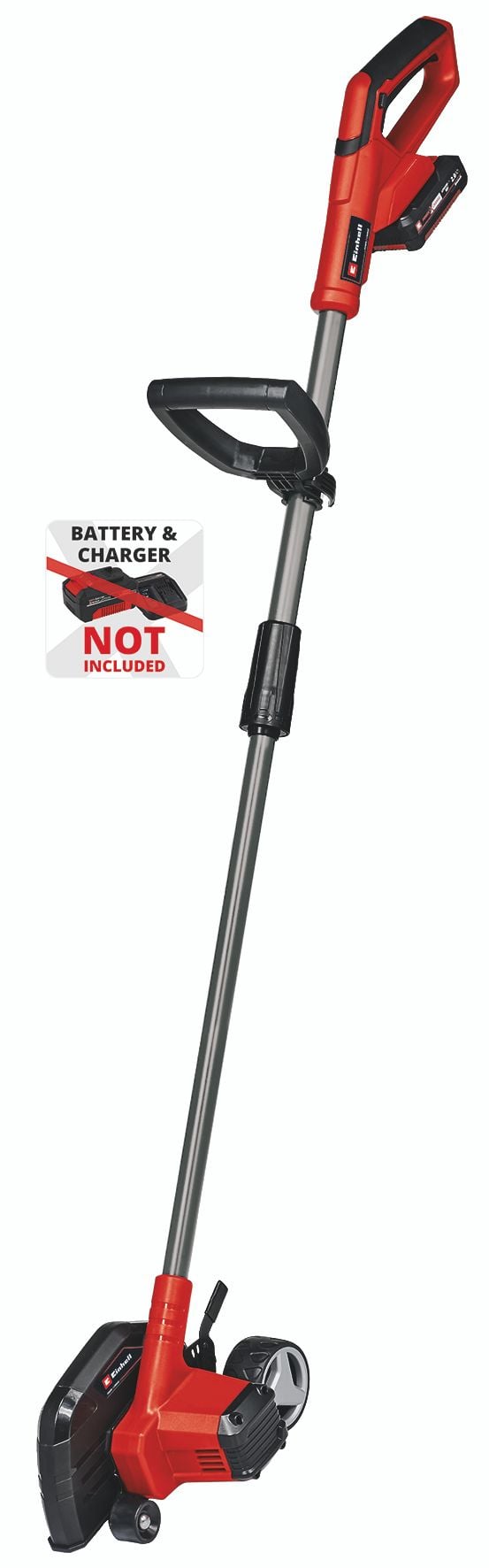 Einhell GE-LE 18/190 Li-Solo, Dubbla blad, Svart, Röd, Justerbar, Ergonomisk, Mjukt grepp, Batteri, 18 V, 3,05 kg - SOLO