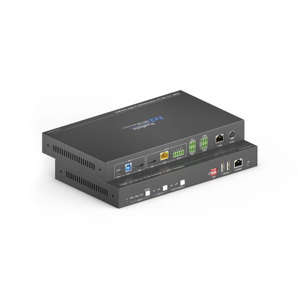 PureTools - HDBaseT 3.0 KVM Extender Set - USB-C/HDMI + USB Data ja Ethernet