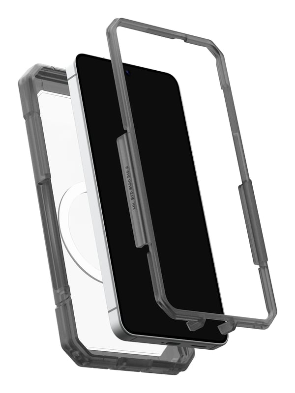 UAG - Trooper w/Magnet Cover - Clear/Ash - Samsung S26