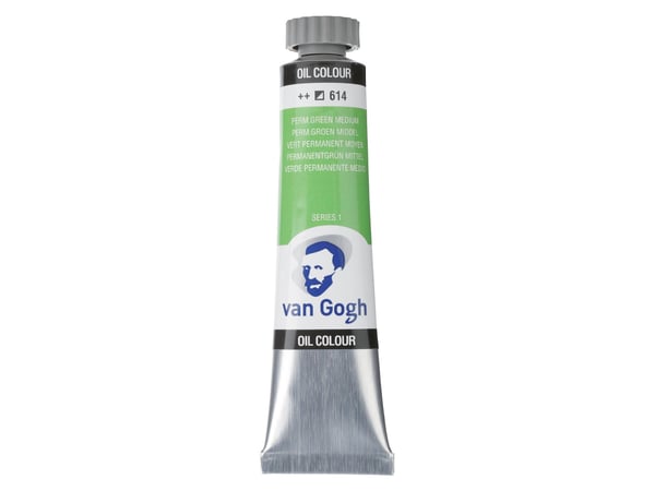 Van Gogh oljefärg Tub Permanent Green Medium 614