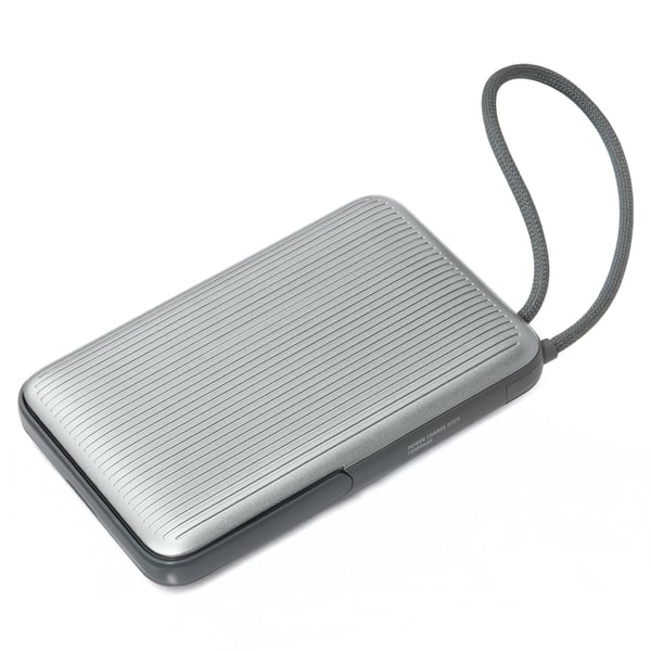 LAUT WW-T185ALF, 10000 mAh, Langaton lataaminen, 3,85 V, Harmaa, Hopea