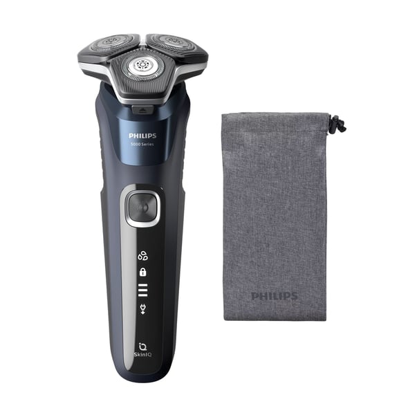 Philips 5000 Series S5885 - Barbermaskin - trådløs - dark navy/black