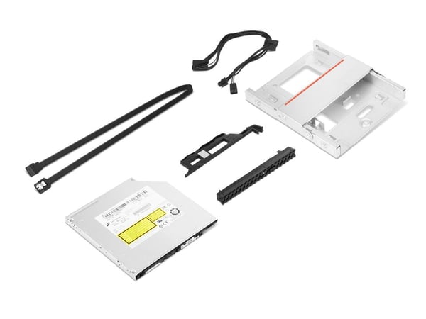 Lenovo - Platestasjon - DVD±RW / DVD-RAM - Serial ATA - intern - 5,25" Slim Line - sølv - for ThinkPad L15 Gen 4 21H3; T16 Gen 4 21QN; ThinkStation...