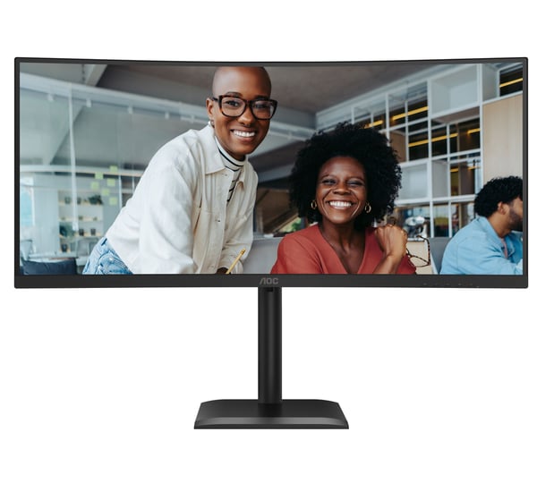 AOC CU34E4CV skjerm 34" 3440 x 1440 120 Hz VA, svart