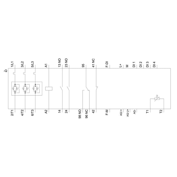 Siemens 3RW5514-3HF04 3RW55143HF04 Pehmokäynnistysyksikkö Moottorin teho 400 V:n jännitteellä 7,5 kW Moottorin teho 230 V:n jännitteellä 4 kW 200 V...