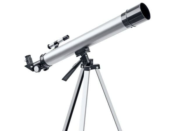 Bresser Optics Junior 50/600, Svart, Sølv, Aluminium, 56 cm, 1,1 kg, 6 cm