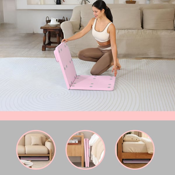 EXTRALINK PILATES LAUTA VAALEANPUNAINEN REFORMER VATSALIHAS HARJOITUKSIA PUNNERRUKSIA VARTEN