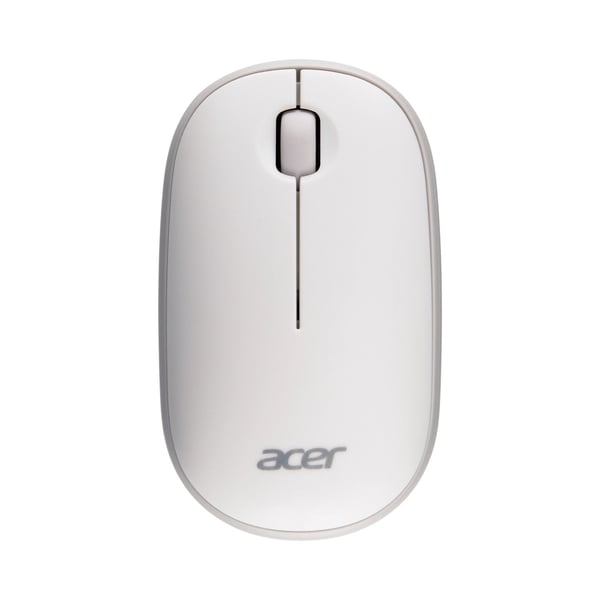Acer Wireless Bubble Mouse - AMR100 White (Retail pack), Molempikätinen, Optinen, Langaton RF, 1600 DPI, Valkoinen
