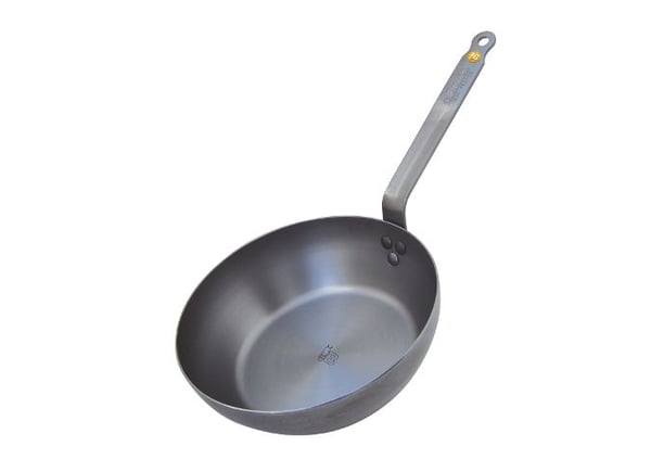 de Köpare Land stekpanna stål Mineral bivax 32cm