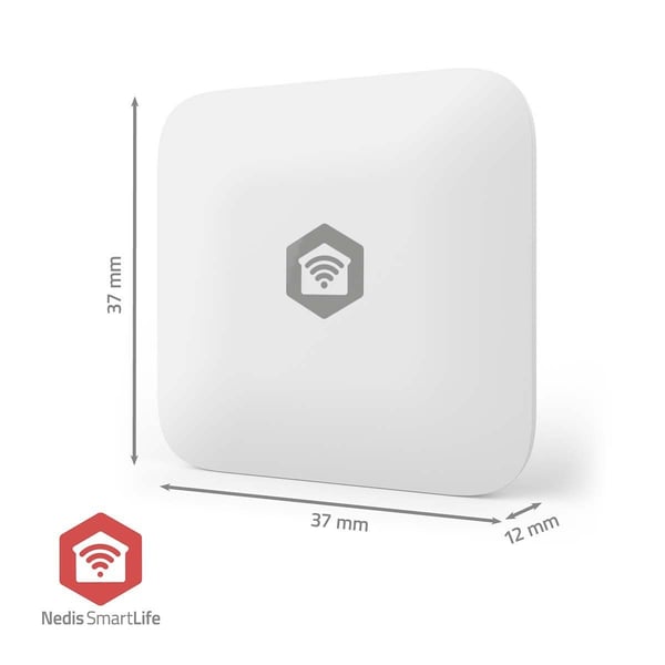 Nedis SmartLife - Vannlekkasje sensor - trådløs - ZigBee 3.0 - 2400 - 2483 Mhz - hvit