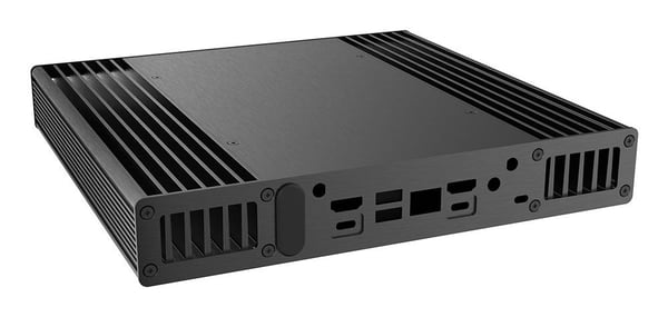 Akasa Plato WS UCFF-chassi för Intel NUC 11/12/13 Pro, svart
