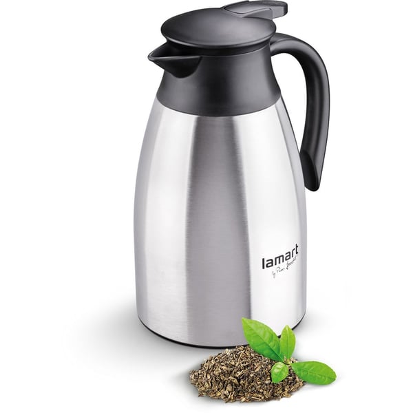 Lamart LT4032, 1,5 L, Musta, Ruostumaton teräs, Muovi, Ruostumaton teräs, Muovi, Matkailu