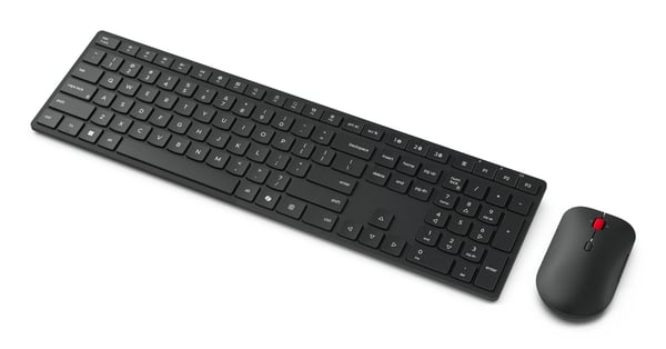 Lenovo 4X31S04848, Täysikokoinen (100 %), Langaton, RF Wireless + Bluetooth, musta, Sisältää hiiren