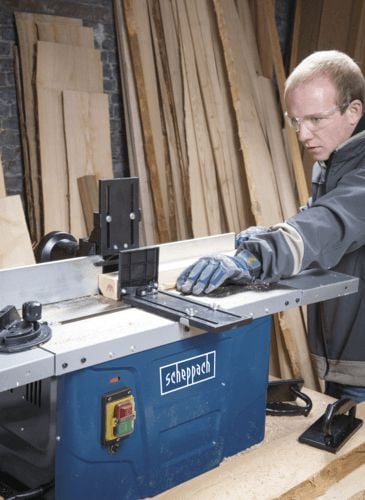 Scheppach HF50, 1,2 cm, 24000 RPM, Sort, Blå, Sølv, AC, 1500 W, 230-240 V