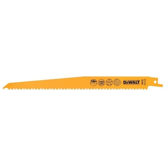 DeWALT DT2320-QZ, Sticksågsblad, Trä, Bimetall, Gul, 22,8 cm, 100 styck