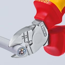 Knipex KP-1426160, Beskyttelses isolasjon, 216 g, Rød, Gult