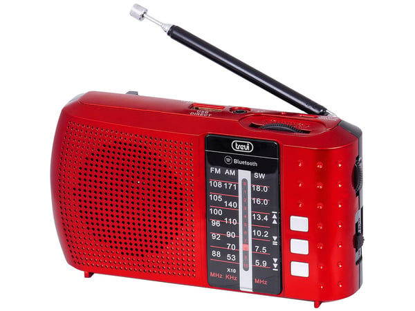 Trevi RA 7F20 BT, Bærbar, Analog og digital, AM, FM, SW, MP3, Analog, 3,5 mm