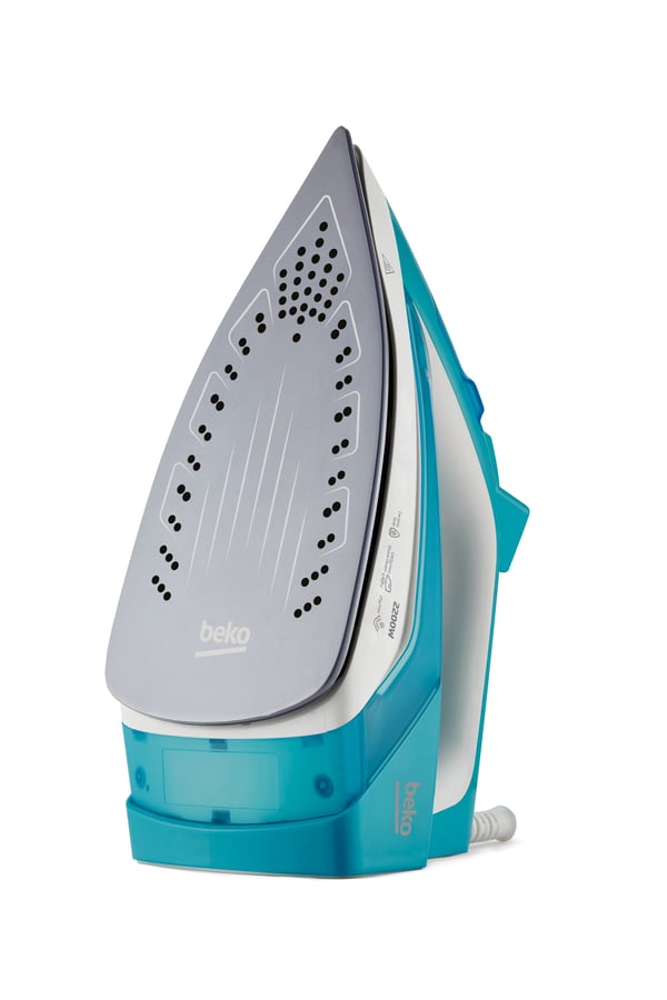 Beko SIM3122T, Torr & Ångstrykjärn, Keramisk stryksula, 140 g/min, Turkos, 25 g/min, 0,24 l
