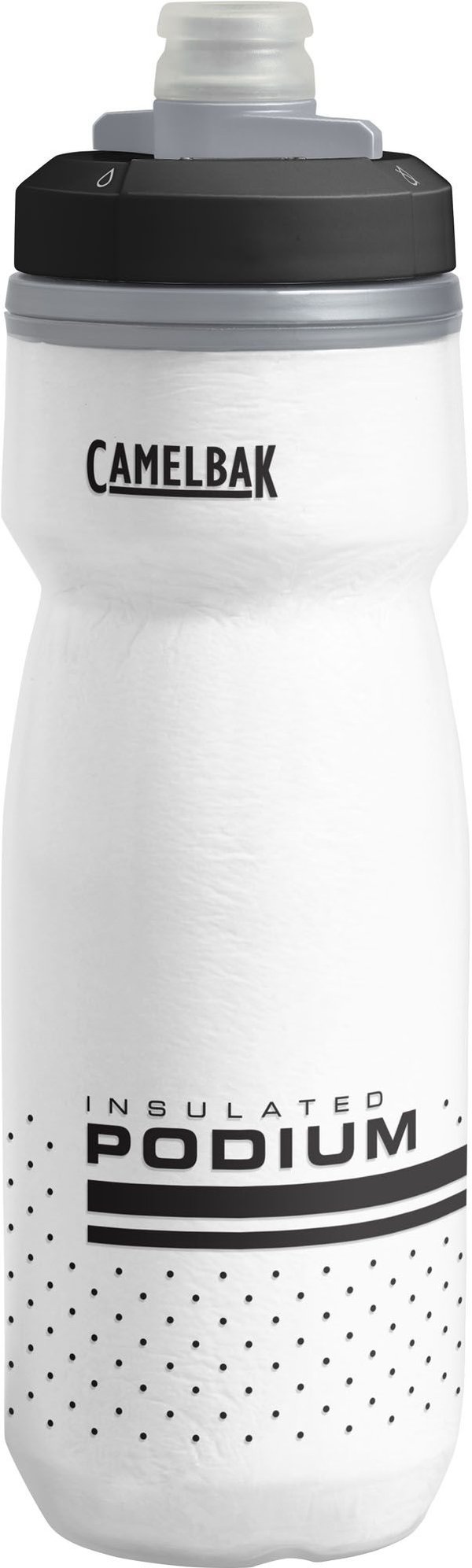 CamelBak Podium Chill, 620 ml, Cykel, Idrott, Svart, Vit, Polypropylen (PP), Silikon, Vridbar