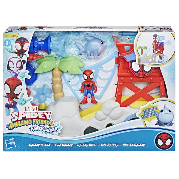 Spidey & Friends Water-Webs Pirate Island -leikkisetti