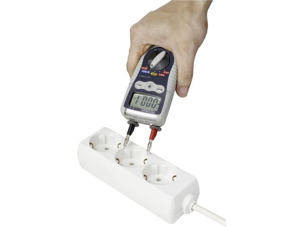 Voltcraft käsikäyttöinen yleismittari digitaalinen VC-20 Roiskevesisuojattu (IP54) CAT IV 600 V Näyttö (lukemat): (VC-20)
