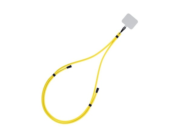 Smycz do phone - 3mk EasyClip - żółta