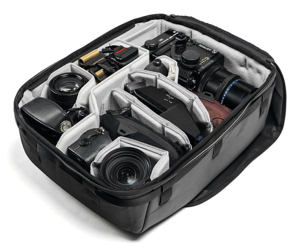 Peak Design Camera Cube V2, Kroppsetui, Alle merker, Skulderrem, Svart