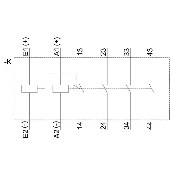 Siemens 3RH2440-1BF40 apukytkin, 1 kpl, 73 mm, 93,5 mm, 77,5 mm, 561 g