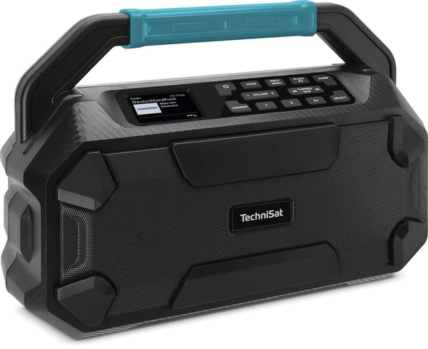 TechniSat VIOLA 231 OD työmaaradio DAB+ FM Bluetooth IPX4, musta