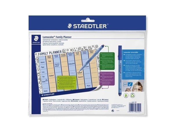 Staedtler Lumocolor family planner set 641 FP, 1 styck