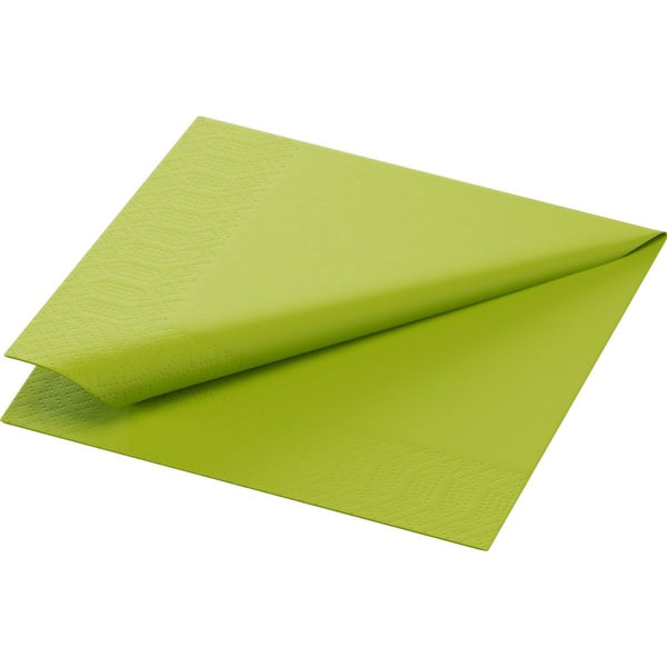 Duni - Servett - Storlek 24 x 24 cm - engångsvara - kiwi (paket om 250)