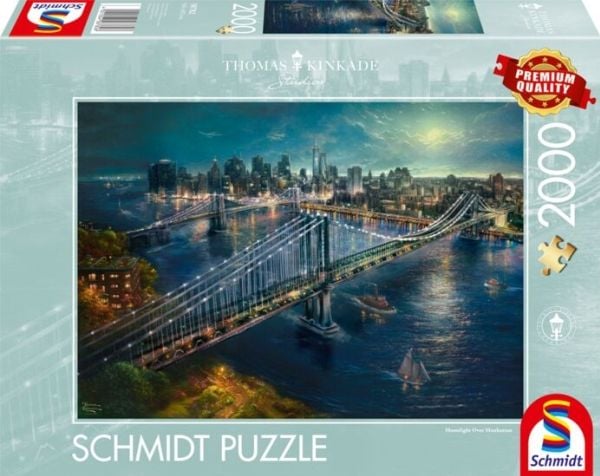 Schmidt Spiele Puzzle PQ 2000 THOMAS KINKADE ¦wiatło księżyca G3