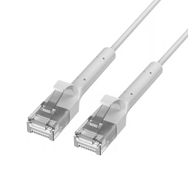 Extralink Cat.6A U/FTP 10m 1Gbps Hvit | LAN Patchcord | Kobber Twisted-pair nettverkskabel, ødelagt spiss