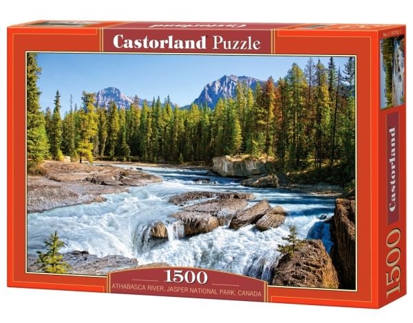 Castorland Athabasca River, Jasper National Park, Canada 1500 pcs, 1500 stykker, Landskap, 9 år