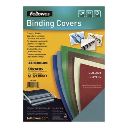 Fellowes 5371503, A4, Papir, Grønn, 208 mm, 1 mm, 296 mm