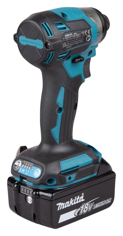 Makita DTD173RTJ slagskrutrekker 18 V 180 Nm 1/4", 2x5,0 Ah