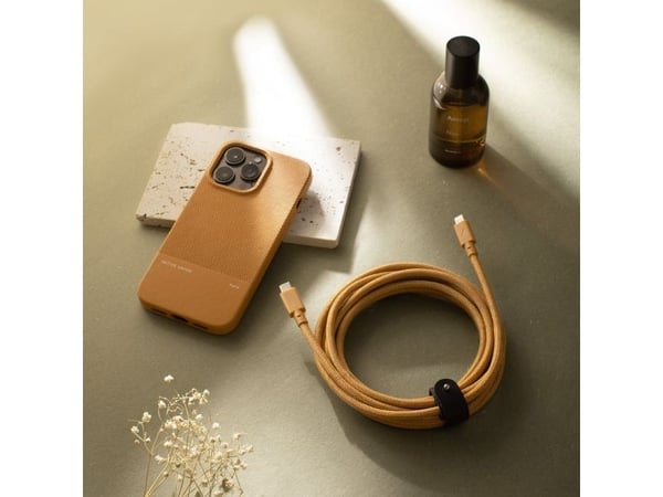 Native Union Belt Cable, 3 m, Lightning, USB C, Hankjønn, Hankjønn, Gult