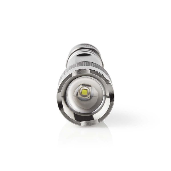 Nedis LTRH3WGY, Handficklampa, Grå, Aluminium, Knappar, IPX5, LED