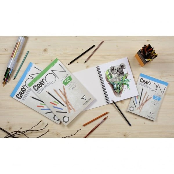 Clairefontaine Cray''ON, Multifärg, A4 (210 x 297 mm), 160 g/m ^, 30 ark