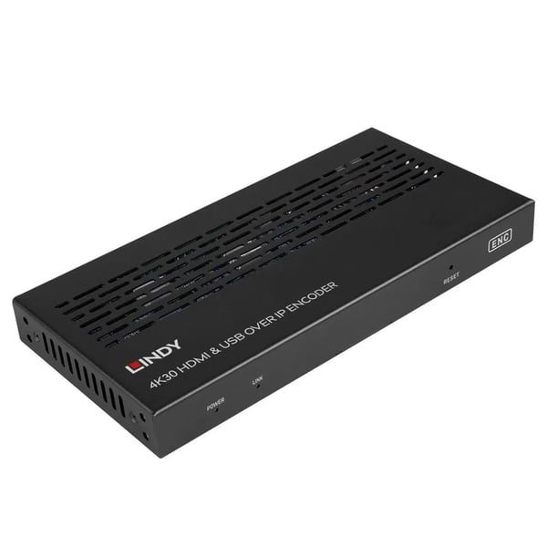 Lindy 38396, 3840 x 2160 pixlar, Sändare för AV-utrustning, 100 m, Kabel, Svart, HDCP