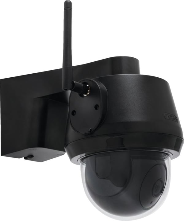ABUS PPIC52520B, IP-turvakamera, Ulkona, Langallinen & langaton, Seinä, musta, Kupoli