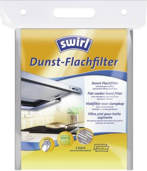 Swirl 221974, Liesituulettimen suodatin, 100 g, 2 kpl, 302 mm, 243 mm, 24 mm