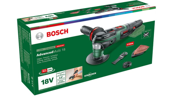 Bosch AdvancedMulti 18 sladdlöst multifunktionsverktyg - SOLO