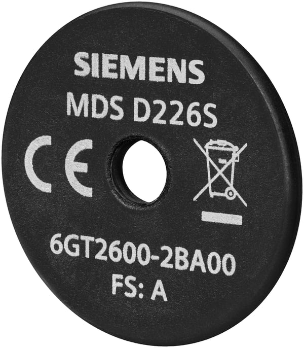 Siemens 6GT2600-2BA00, 13,56 MHz, 0,28 m, EEPROM, 3 mm, 3 cm, 3 mm