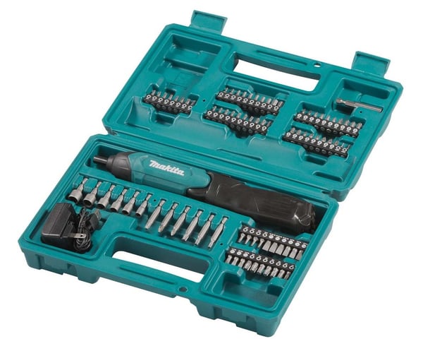 Makita DF001DW - Skrutrekker - trådløs - 1/4" sekskantspor - 4 N·m - 3.6 V