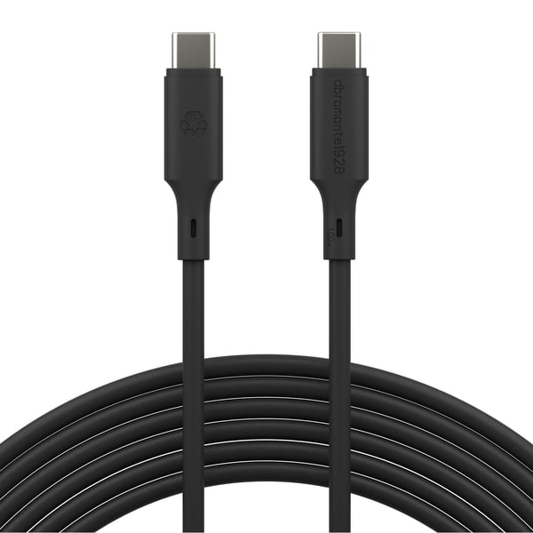 dbramante1928 IT - USB-kabel - 24 pin USB-C (hann) til 24 pin USB-C (hann) - 3 m - USB Power Delivery (100 W) - svart