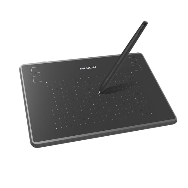 HUION H430P, Langallinen, 5080 lpi, 122 x 76,2 mm, USB, 1 cm, Musta