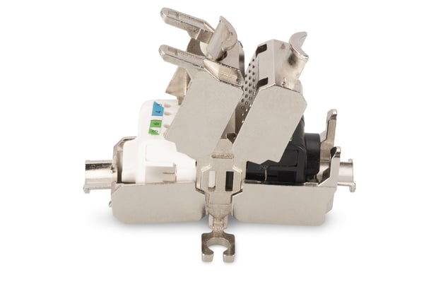 Digitus DN-93909, RJ-45, Metallisk, Cat6a, Nickel, Zink, -10 - 60 ° C