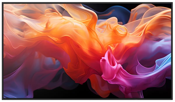 Sharp - 55" Diagonal klass (54.6" visbar) - PN-E Series LED-bakgrundsbelyst LCD-skärm - digital skyltning - med inbyggd SoC-mediespelare - 4K UHD (...