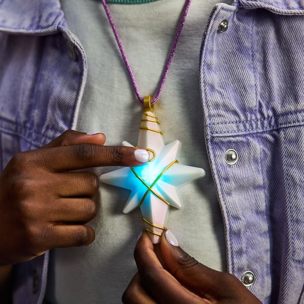 Unicorn Academy Sophia lysande halsband & ring